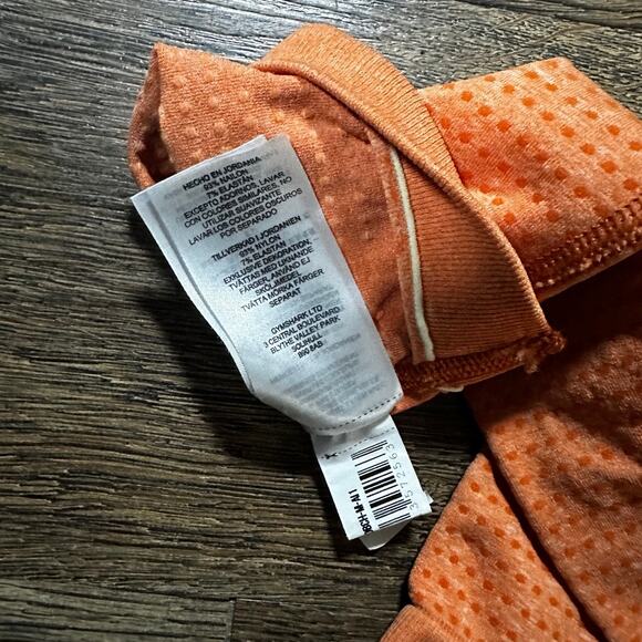GYMSHARK Orange Vital Seamless 2.0 Leggings M - Picture 7 of 7